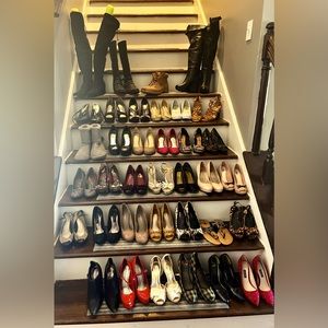 GIANT SHOE PURGE Nice brands Nice shoes! Can send more pics. MAKE ME AN OFFER